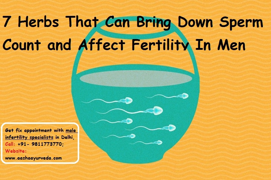Top 7 Herbs That Can Bring Down Sperm Count and Affect Fertility In Men
