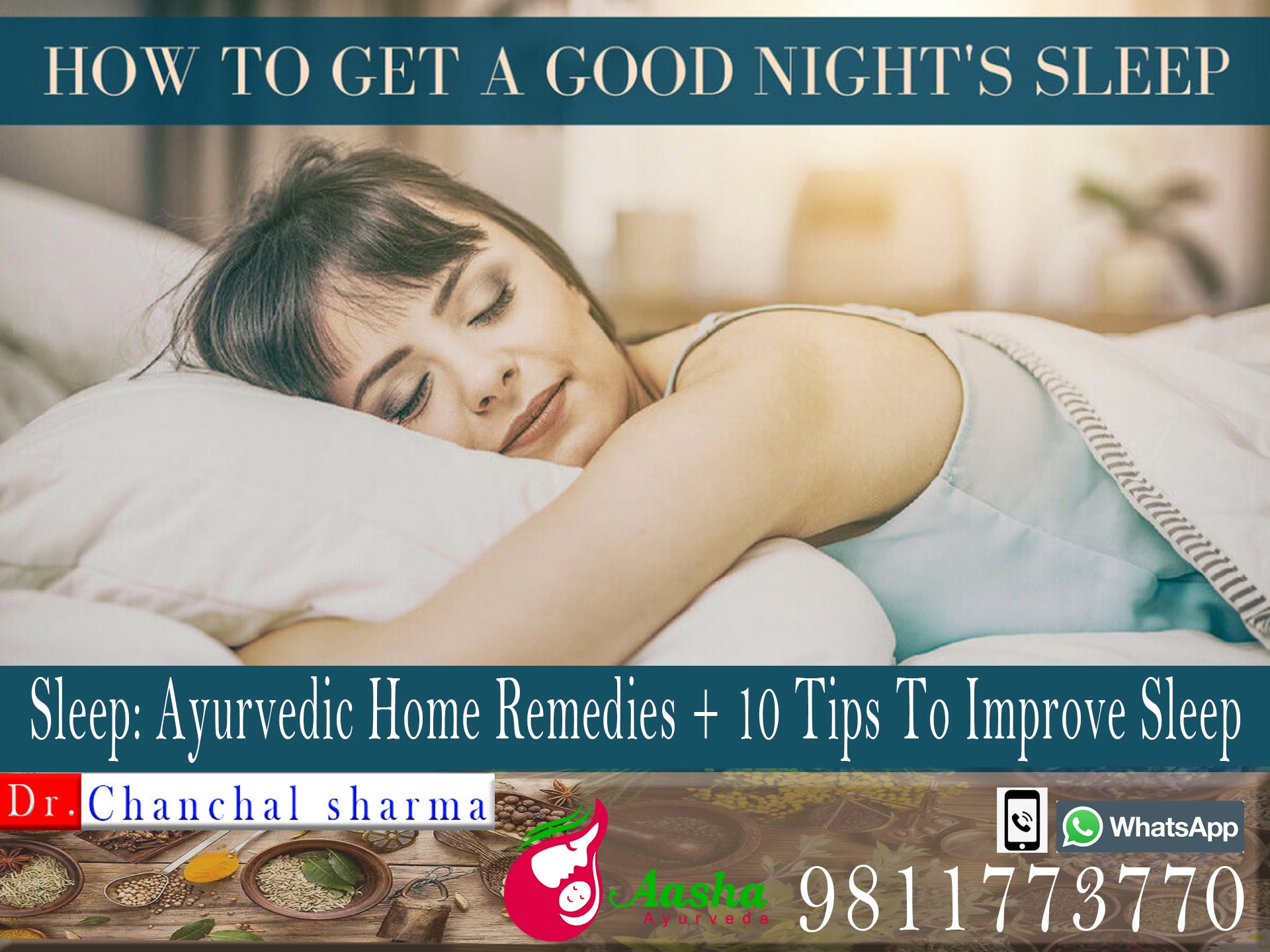 Sleep: Ayurvedic Home Remedies + 10 Tips To Improve Sleep